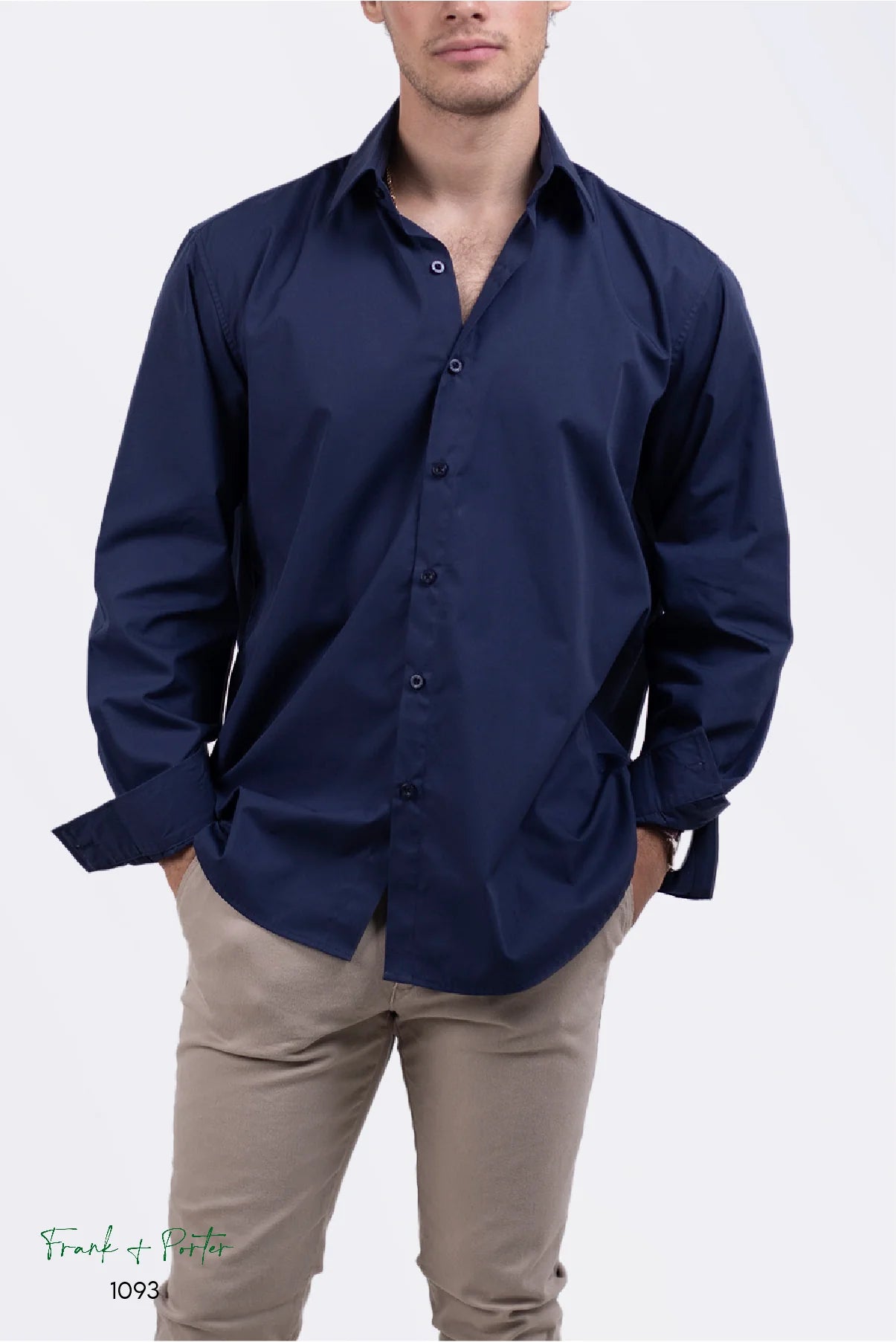 Camisa Frank Porter lisa marino