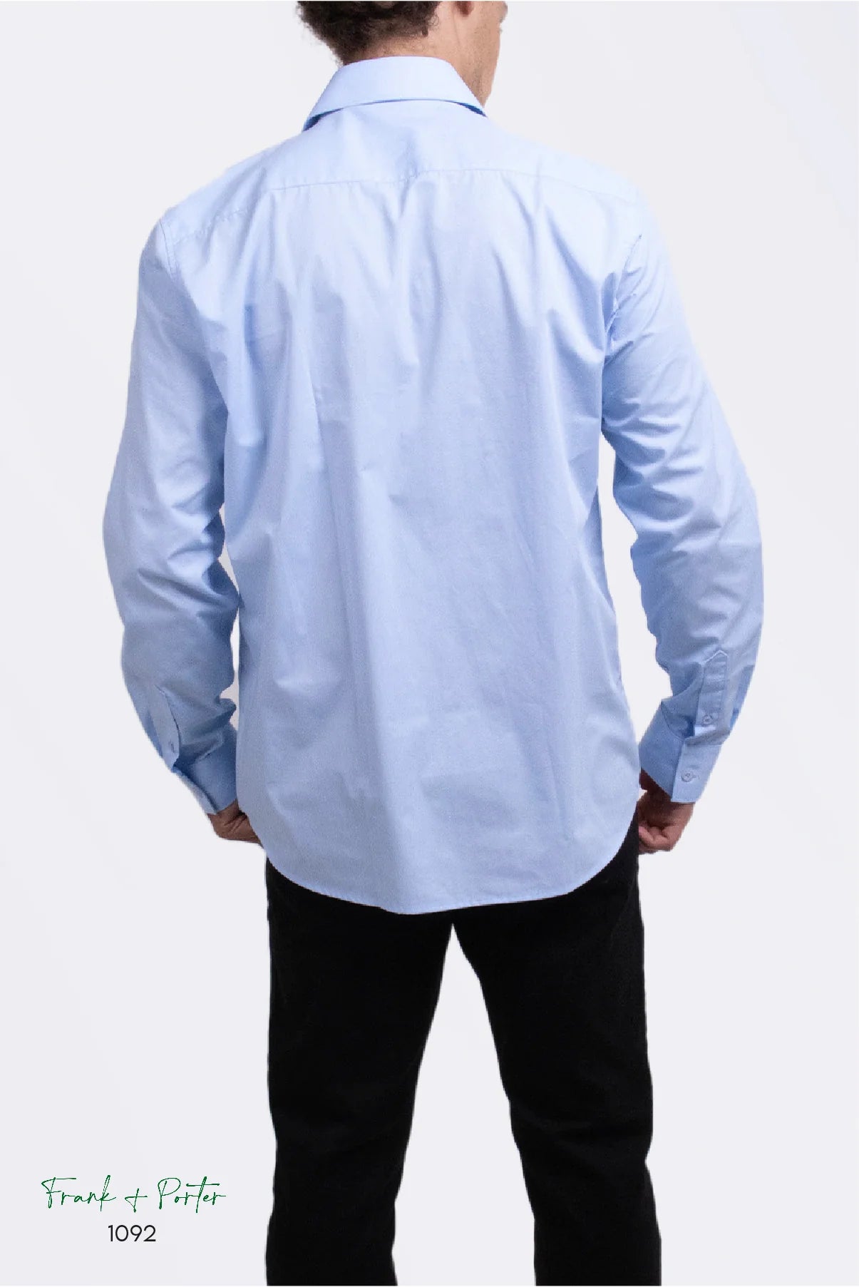 Camisa Frank Porter lisa azul