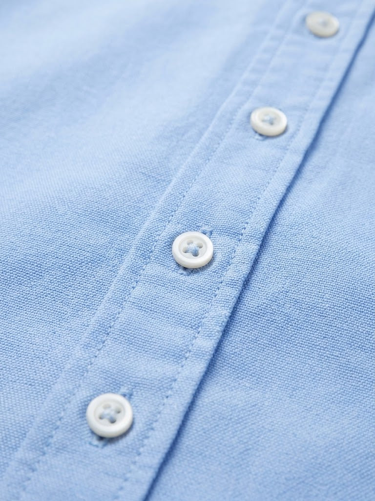 Camisa Tucane lisa Azul manga corta