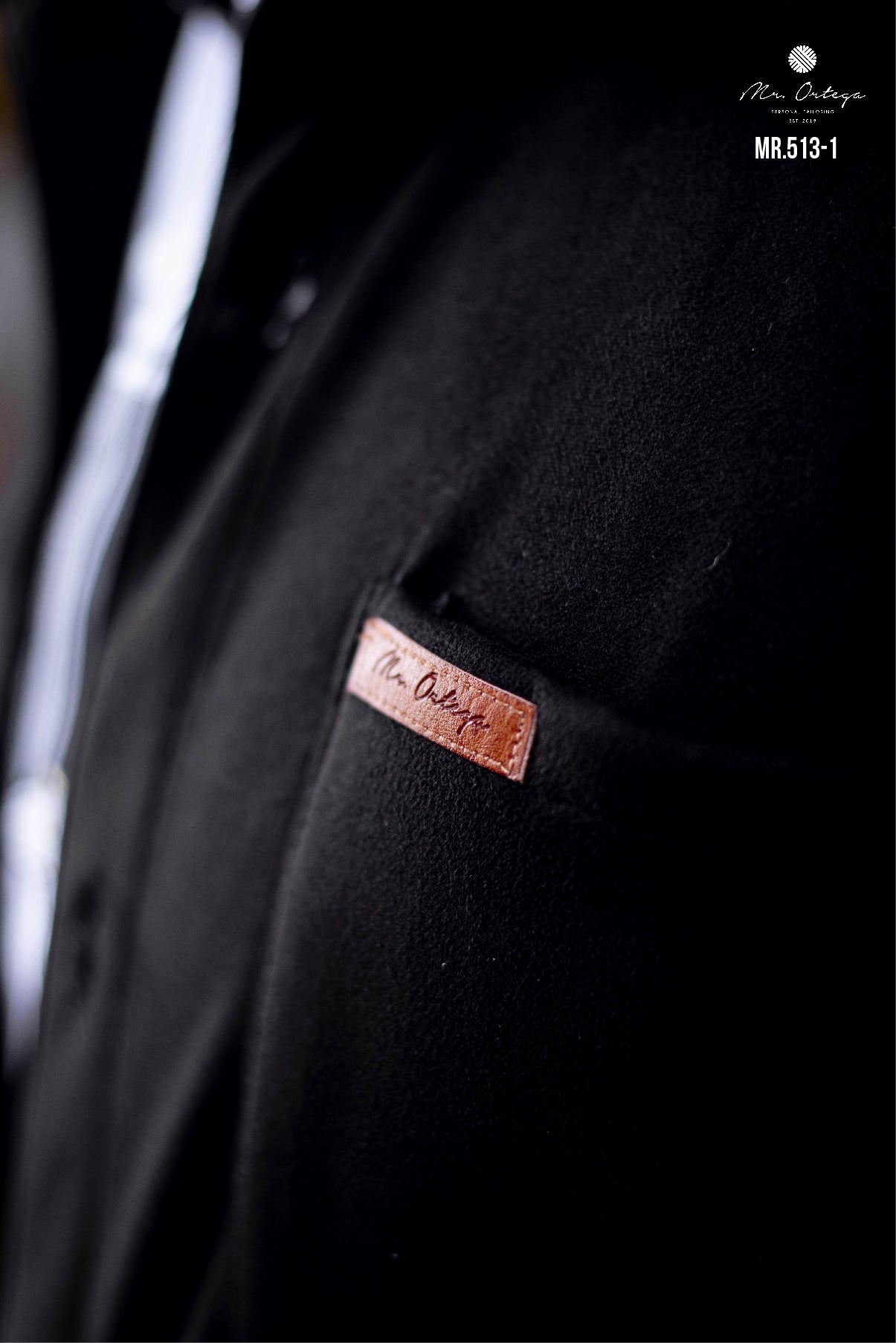 Chamarra Mr Ortega cazadora negro