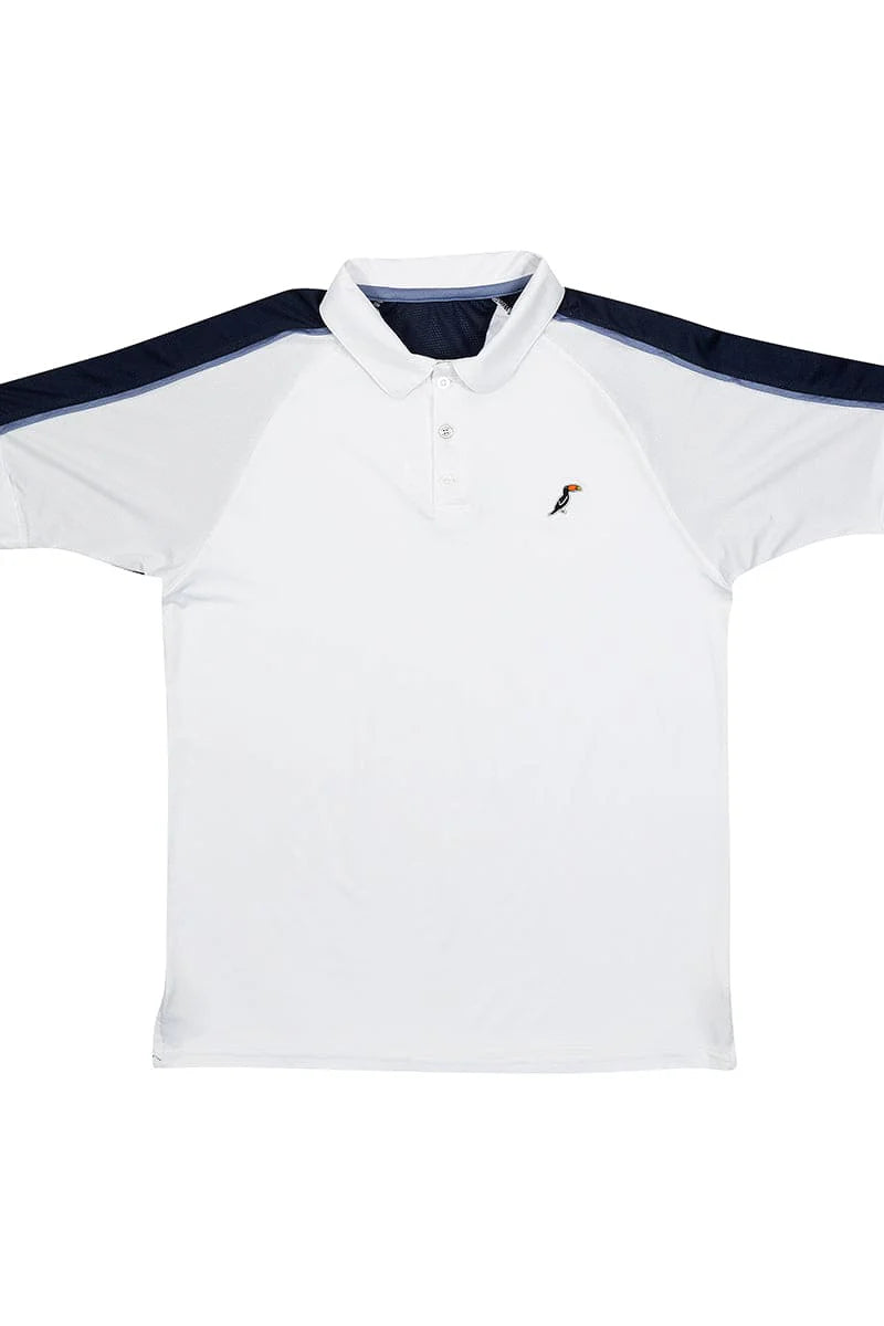 Polo Tucane contraste blanco