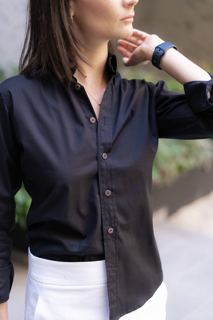 Camisa Fortrop lisa negro