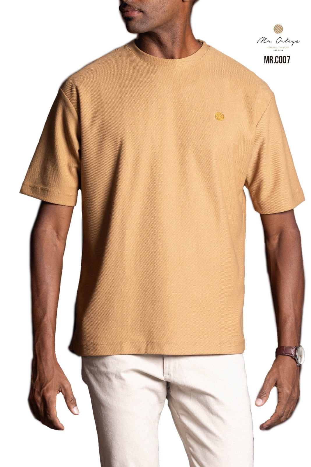 T-shirt Mr Ortega Clásica Mostaza