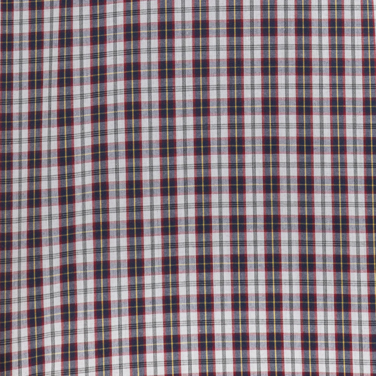Camisa Dioro manga larga cuadros rojo