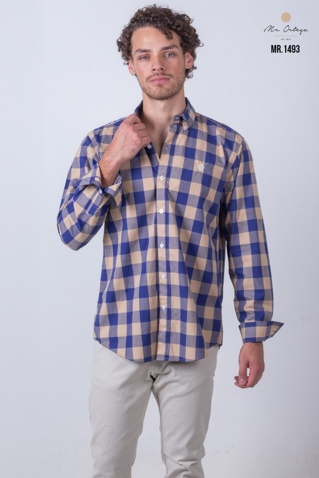 Camisa Mr Ortega cuadrada rey