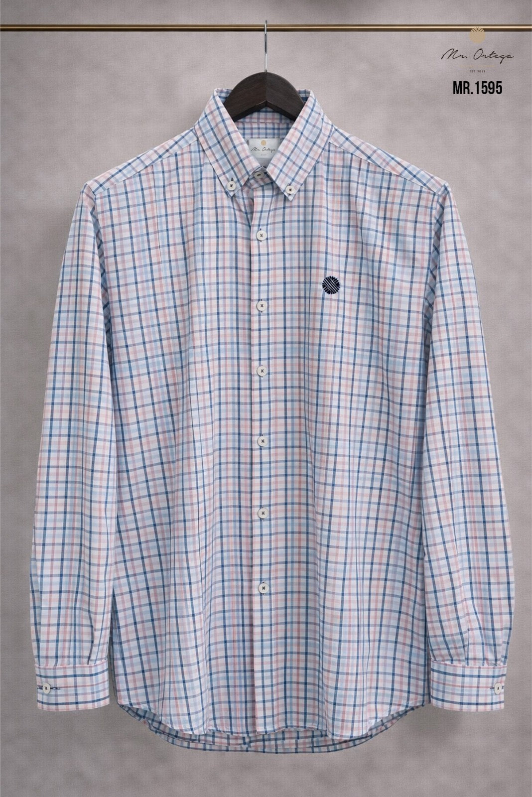 Camisa Mr Ortega 1595 Azul