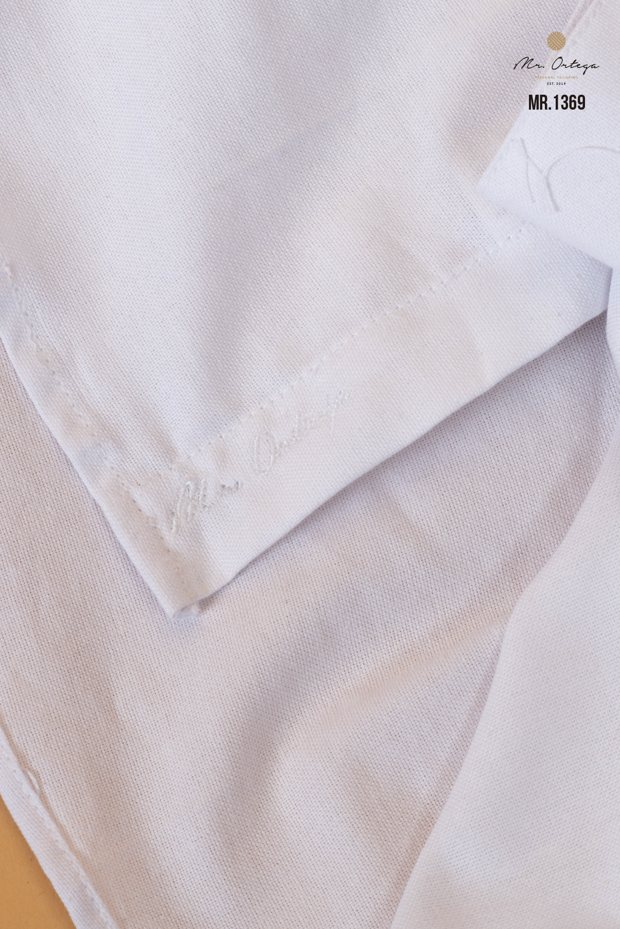 Camisa Mr Ortega lisa blanco