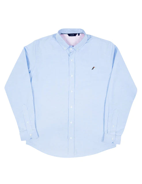 Camisa Tucane lisa azul