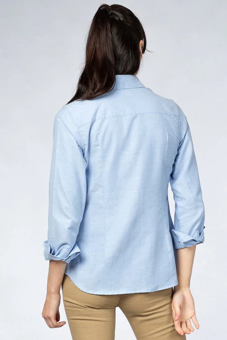 Camisa Tucane lisa azul