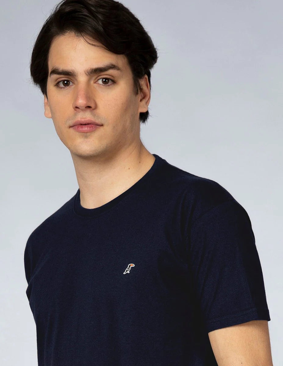 T-Shirt Tucane basica marino