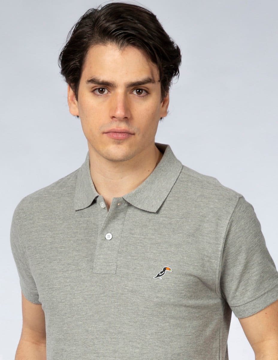 Polo Tucane lisa gris