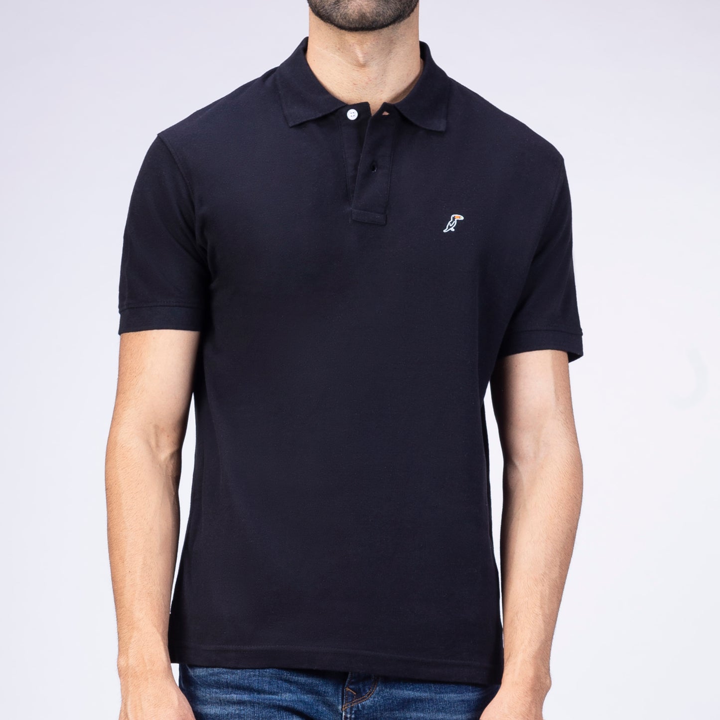 Polo Tucane lisa negro