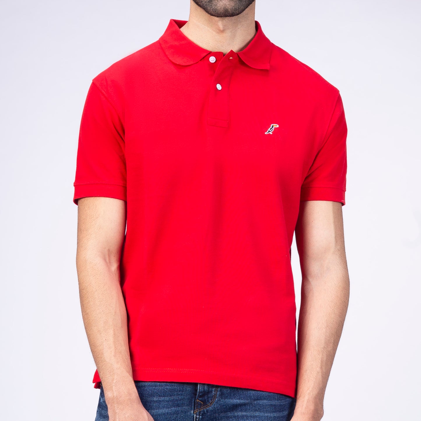 Polo Tucane lisa rojo