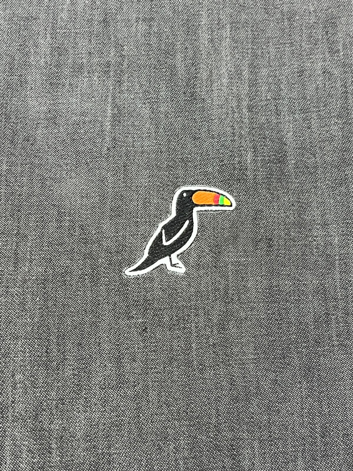 Camisa Tucane mezclilla gris