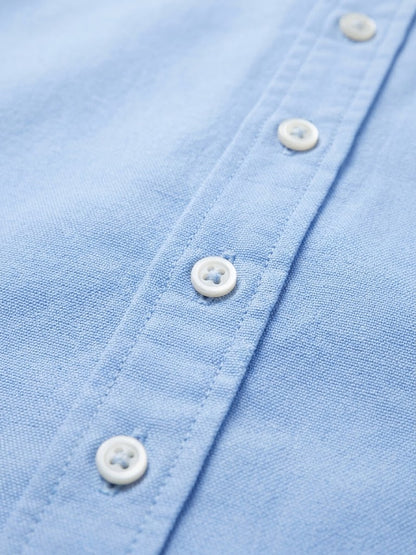 Camisa Tucane lisa Azul manga corta
