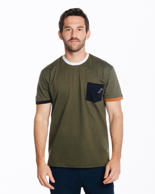 T-Shirt Tucane Bloques Olivo