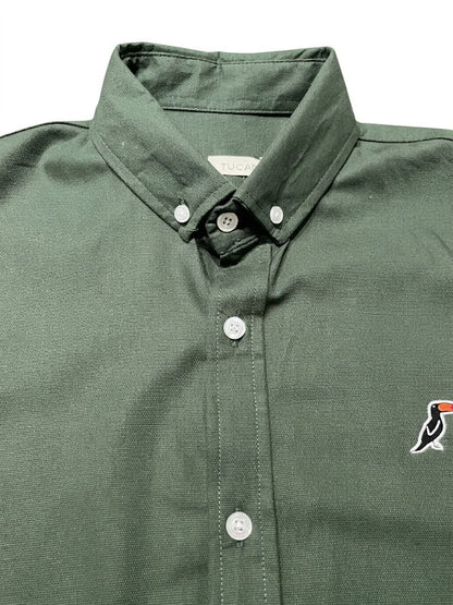 Camisa Tucane lisa olivo