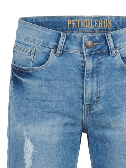 Bermuda Petroleros mezclilla claro