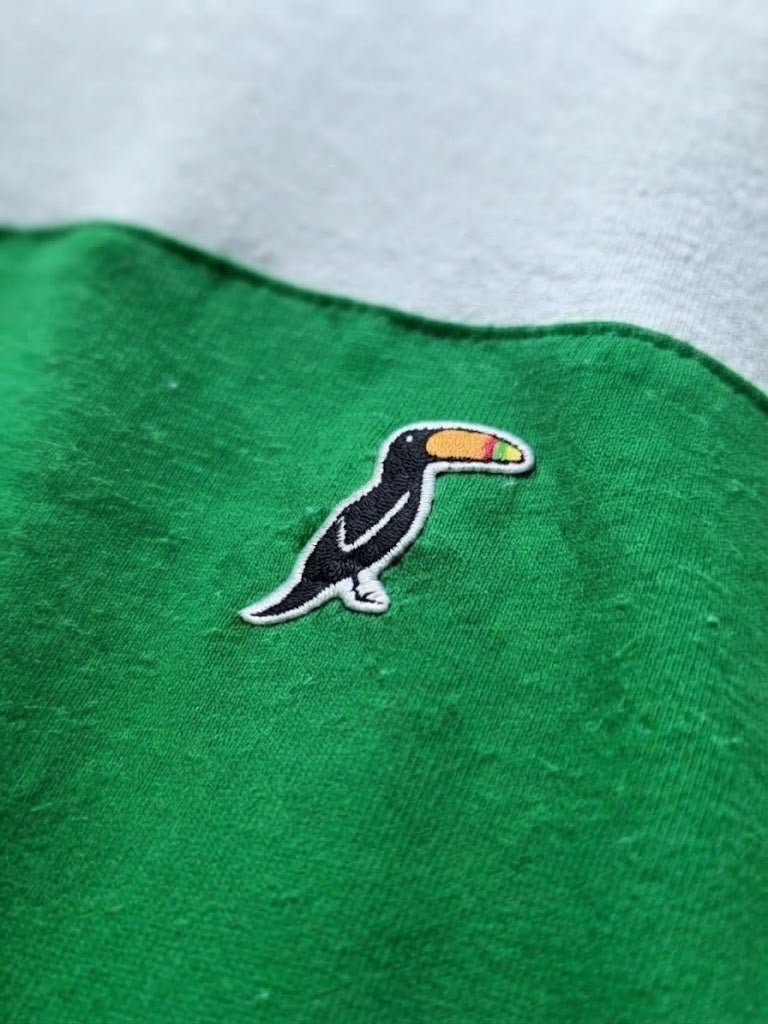 T-Shirt Tucane Colorblock Jade