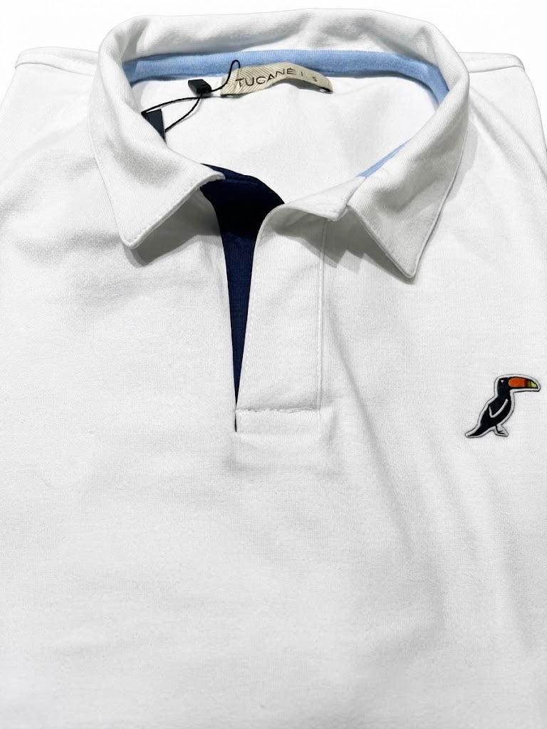 Polo Tucane Boxy Blanco