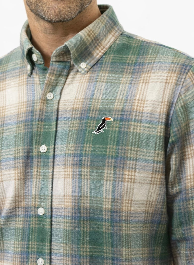 Camisa Tucane Squares Cafe