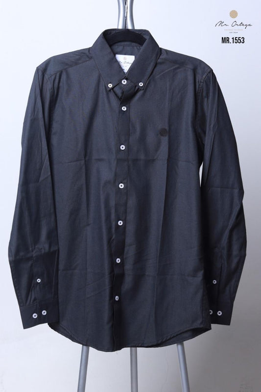 Camisa Mr Ortega lisa marino