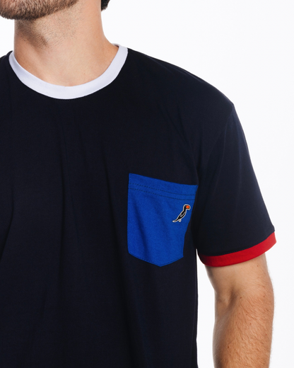 T-Shirt Tucane Bloques Cielo