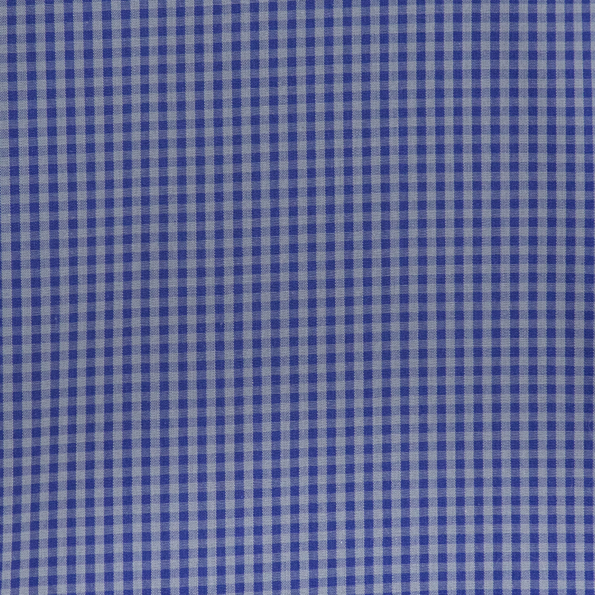 Camisa Dioro manga larga cuadros azul
