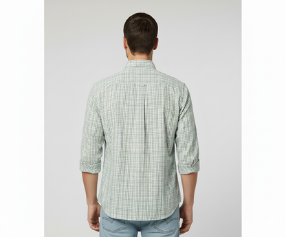 Camisa Mr Ortega manga larga verde