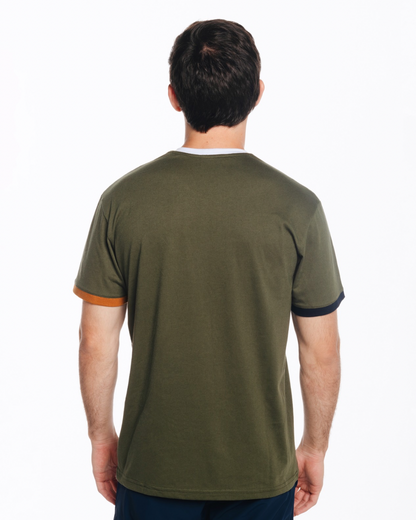 T-Shirt Tucane Bloques Olivo