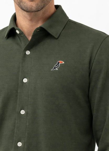Camisa Tucane Pique Jade