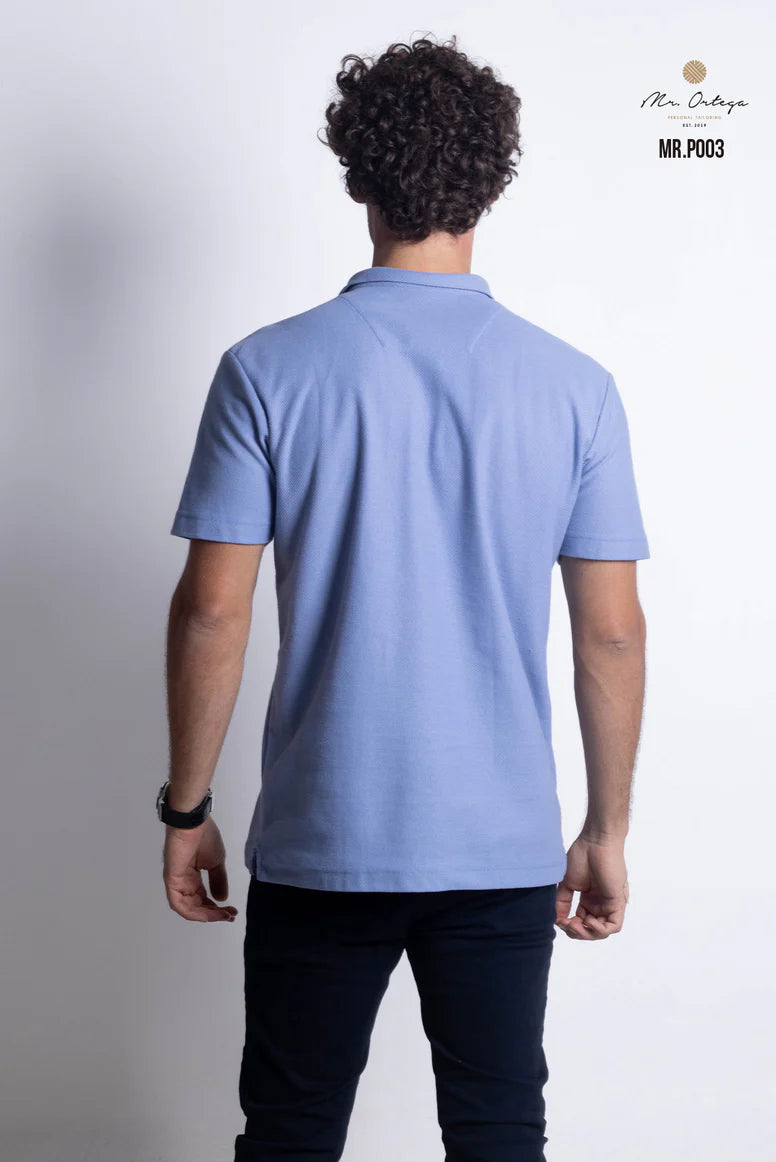 Polo Mr Ortega lisa cielo