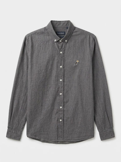 Camisa Tucane mezclilla gris