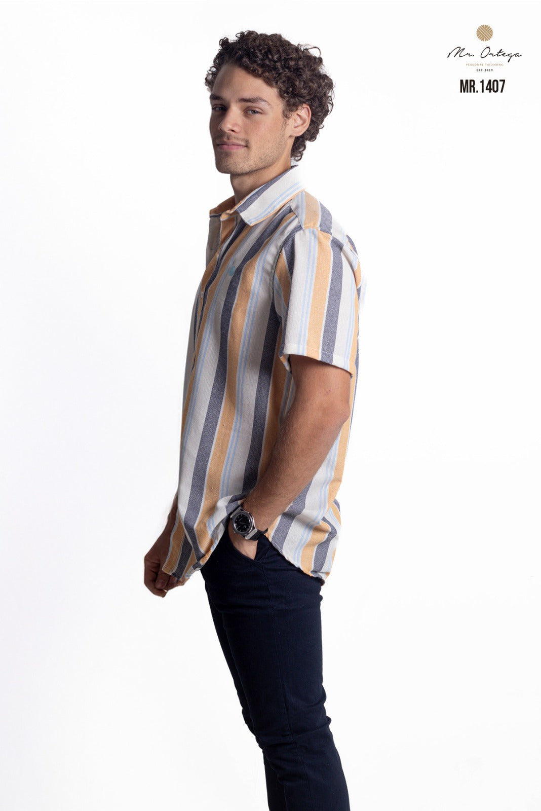 Camisa Mr Ortega manga corta blanco
