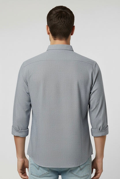 Camisa Mr Ortega manga larga Marino