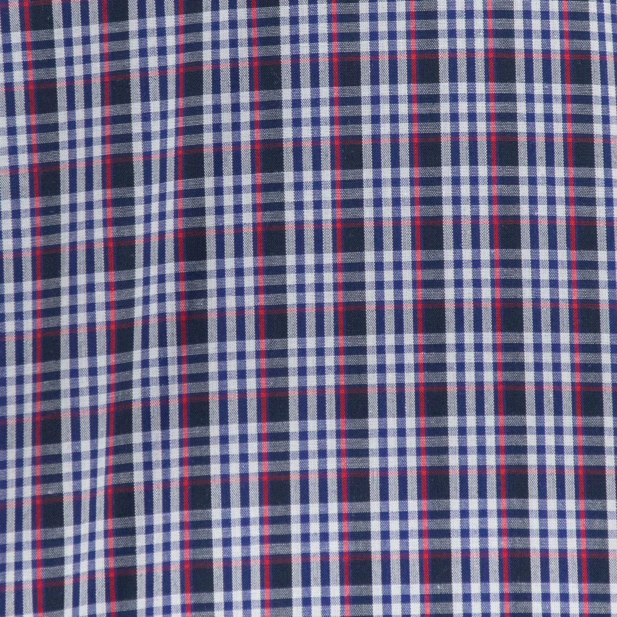 Camisa Dioro manga larga cuadros azul
