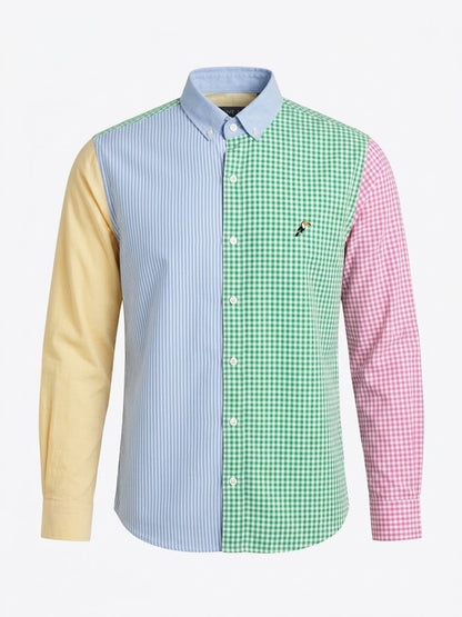 Camisa Tucane bloques azul