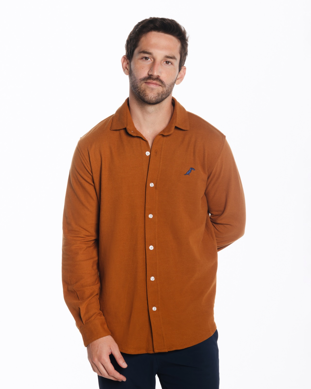 Camisa Tucane Pique Ocre
