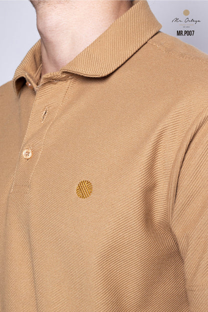 Polo Mr Ortega lisa mostaza