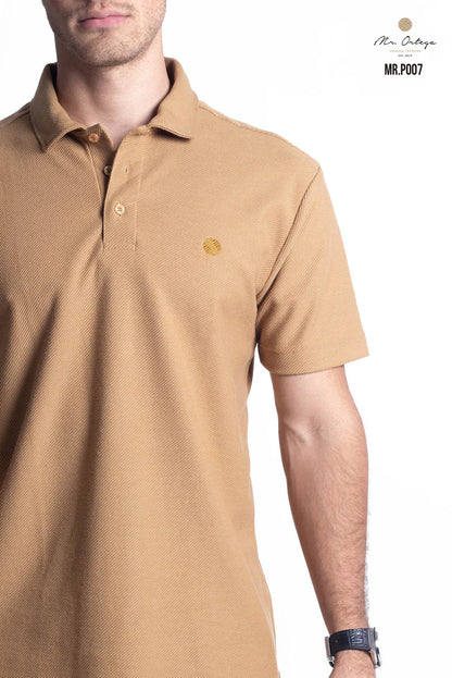 Polo Mr Ortega lisa mostaza