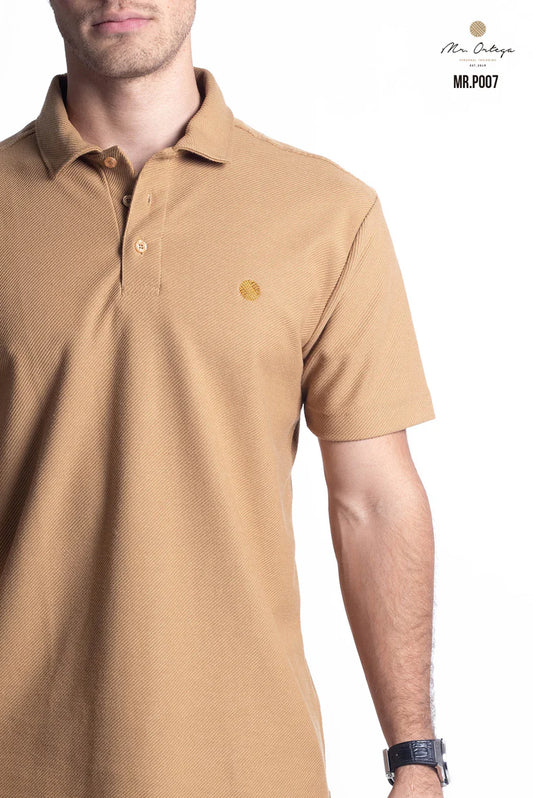 Polo Mr Ortega lisa mostaza