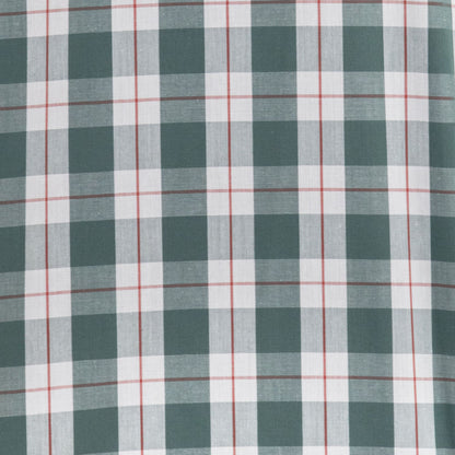 Camisa Dioro manga larga cuadros verde