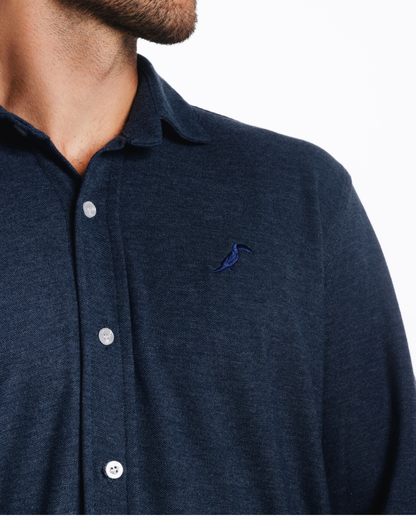 Camisa Tucane Pique Marino