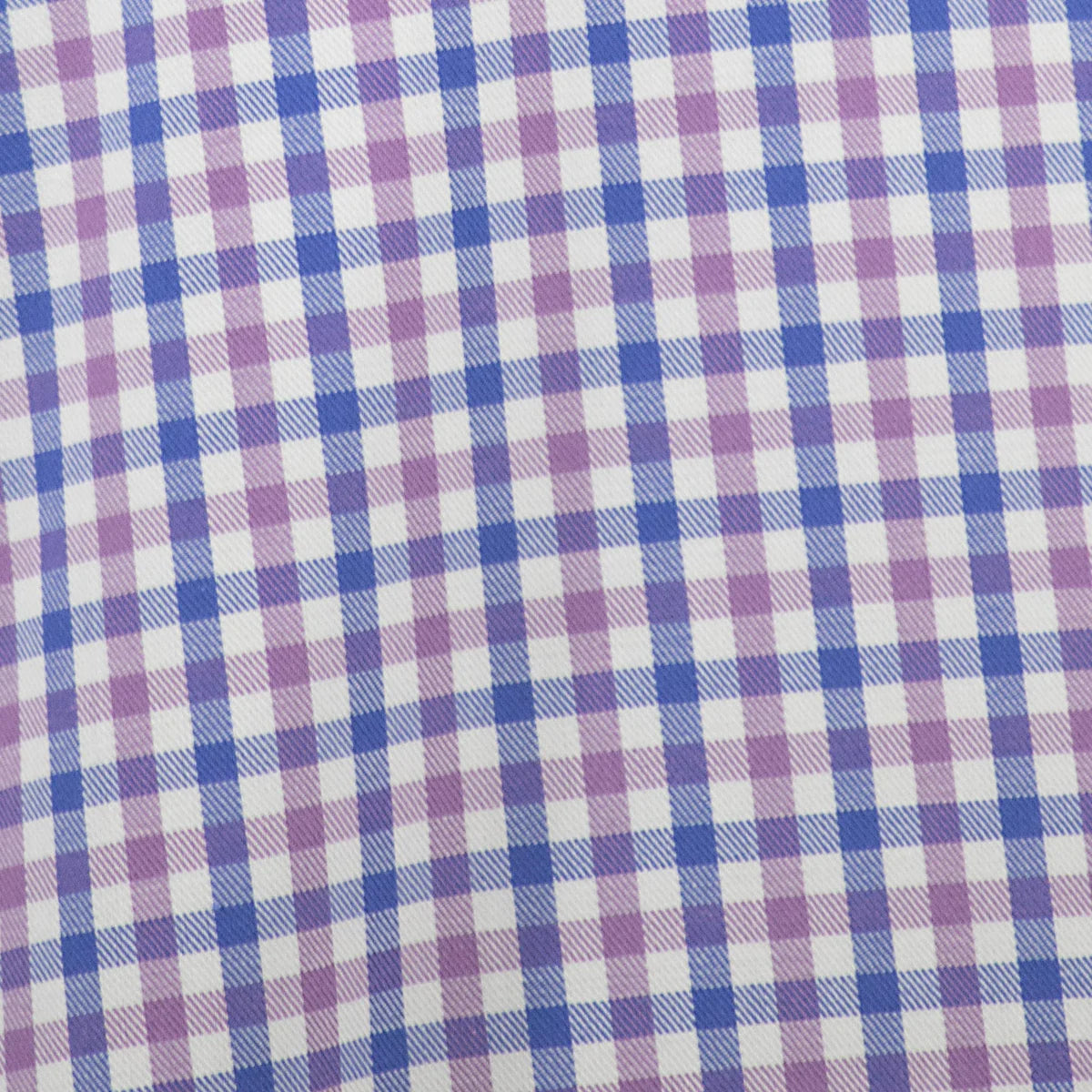 Camisa Dioro manga larga cuadros morado