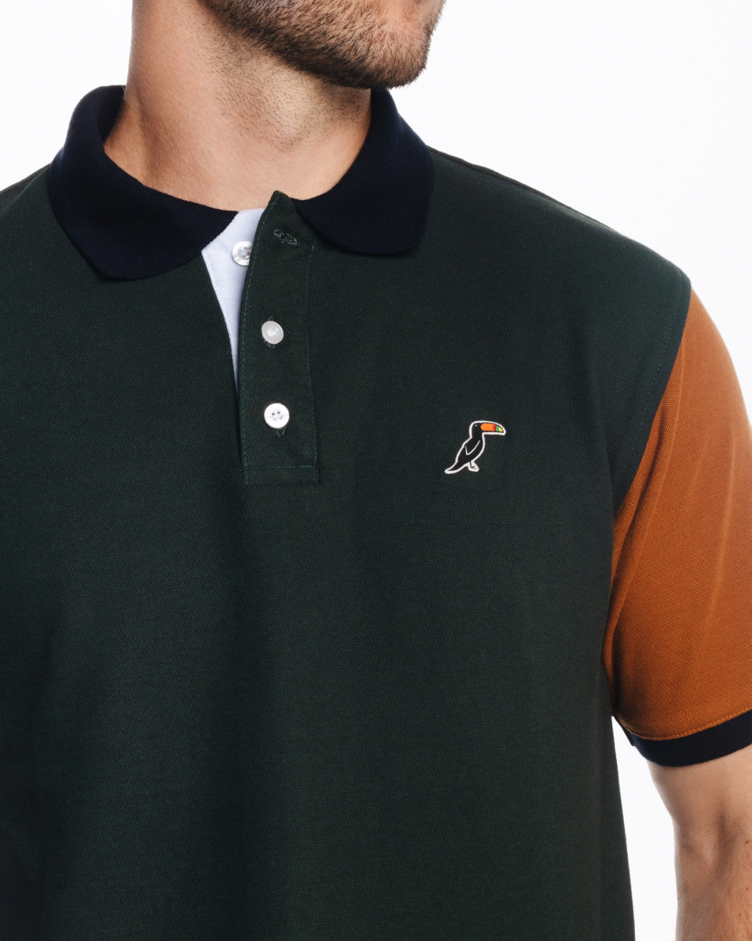 Polo Tucane Sleeves Verde