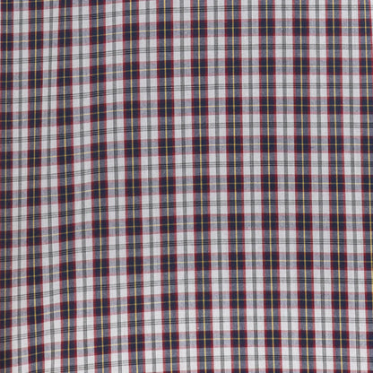 Camisa Dioro manga larga cuadros rojo