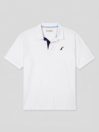 Polo Tucane Boxy Blanco