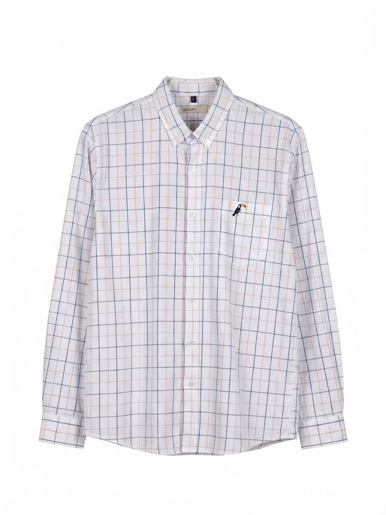 Camisa Tucane cuadrada blanca
