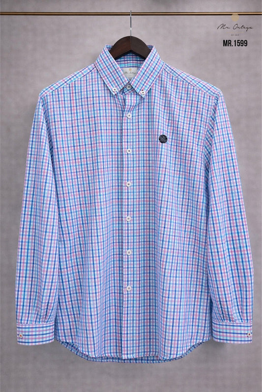 Camisa Mr Ortega 1599 Azul
