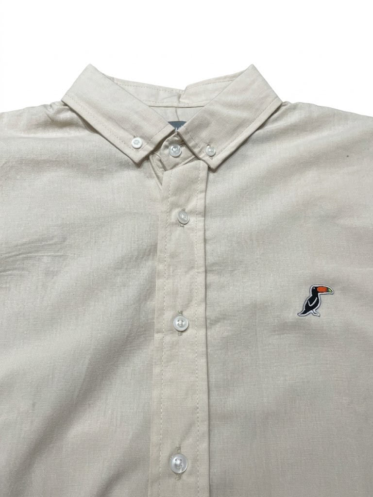 Camisa Tucane lisa beige